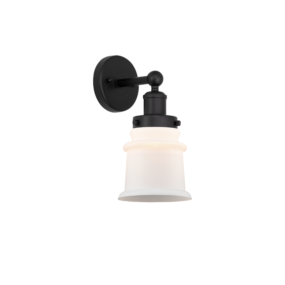 Innovations 616-1W-BK-G181S Small Canton 1 Light Sconce part of the Edison Collection