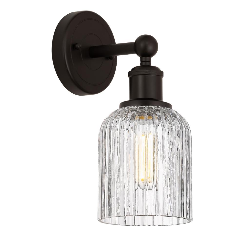 Innovations 616-1W-OB-G559-5CL Edison - Bridal Veil - 1 Light 5" Sconce - Oil Rubbed Bronze Finish - Clear Shade