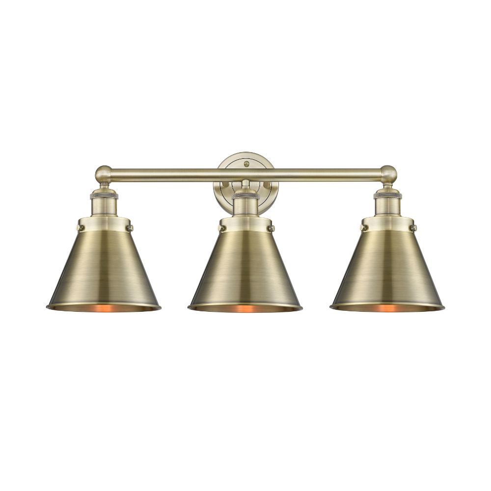 Innovations 616-3W-AB-M13-AB Appalachian - 3 Light 26" Bath Vanity Light - Antique Brass Finish - Antique Brass Shade