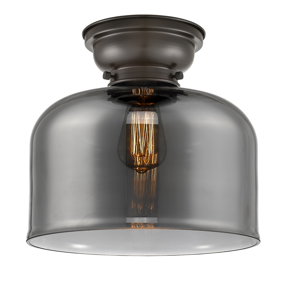 Innovations 623-1F-OB-G73-L X-Large Bell 1 Light 12 inch Flush Mount in Oil Rubbed Bronze