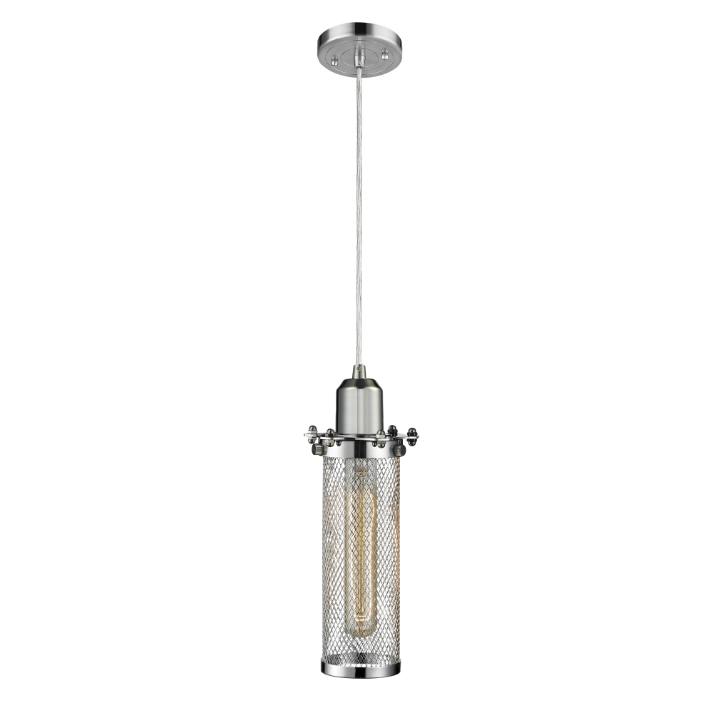Innovations 900-1P-PC-CE216-PC-LED Quincy Hall 1 Light Mini Pendant part of the Austere Collection in Polished Chrome