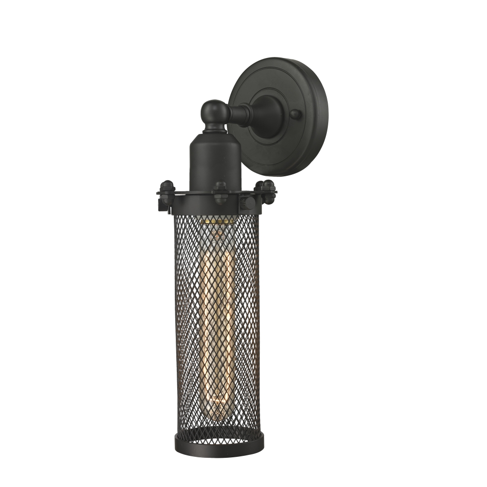 Innovations 900-1W-OB-CE216-OB-LED Quincy Hall 1 Light Sconce part of the Austere Collection in Oil Rubbed Bronze