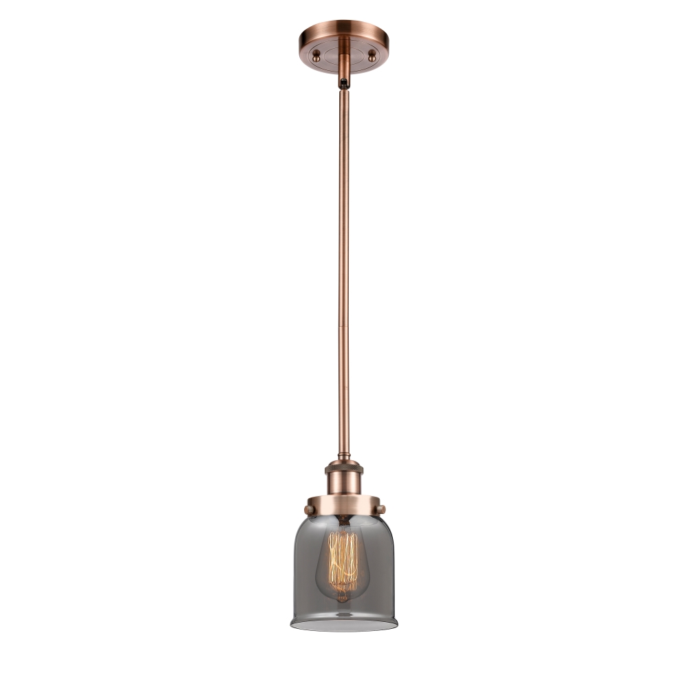 Innovations 916-1S-AC-G53-LED Bell 1 Light 5 inch Mini Pendant in Antique Copper
