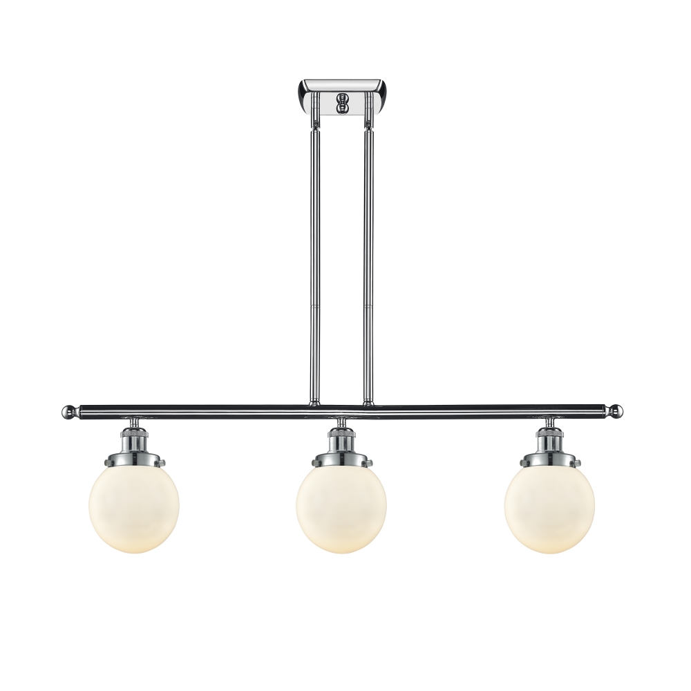 Innovations 916-3I-PC-G201-6 Beacon 3 Light 36 inch Island Light in Polished Chrome