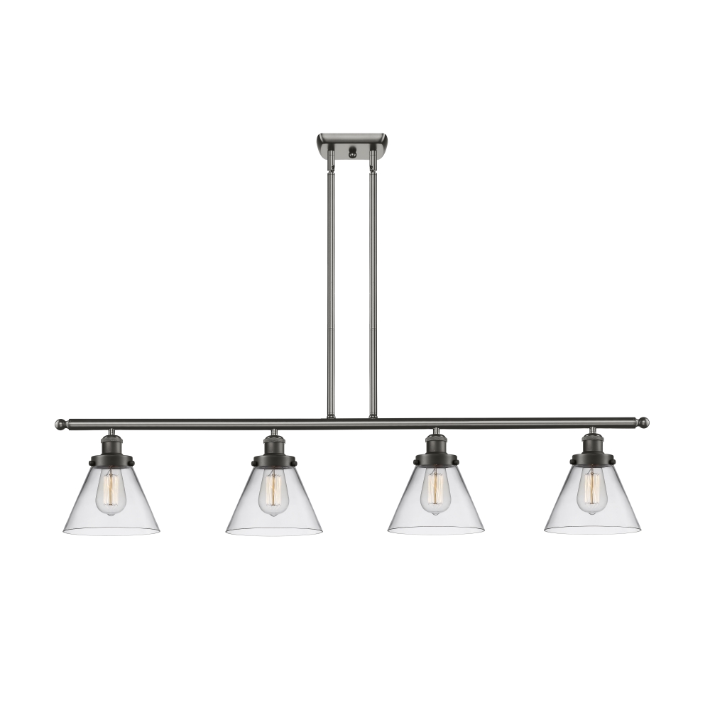 Innovations 916-4I-OB-G42 Large Cone 4 Light Island Light in Oil Rubbed Bronze