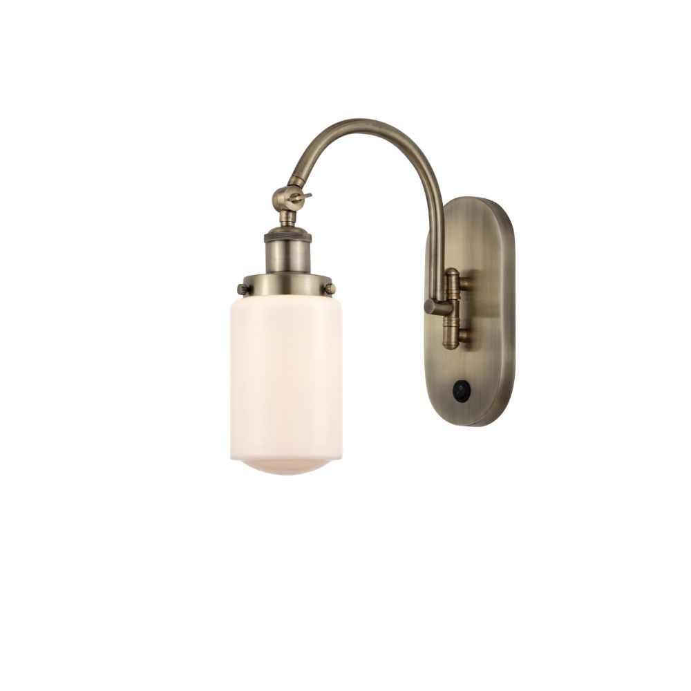 Innovations 918-1W-AB-G311 Dover 1 Light 4.5 inch Sconce in Antique Brass