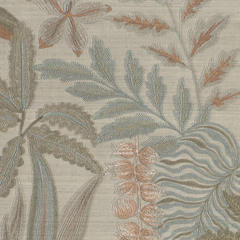 JF Fabric 10012 25W9581 Wallcovering in Peach, Orange, Taupe