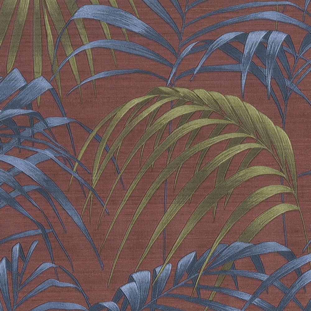 JF Fabric 10016 47W9581 Wallcovering in Red, Blue, Green