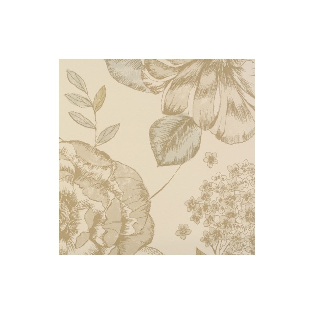 JF Fabrics 1546-31 Wallcovering Floral Wallpaper
