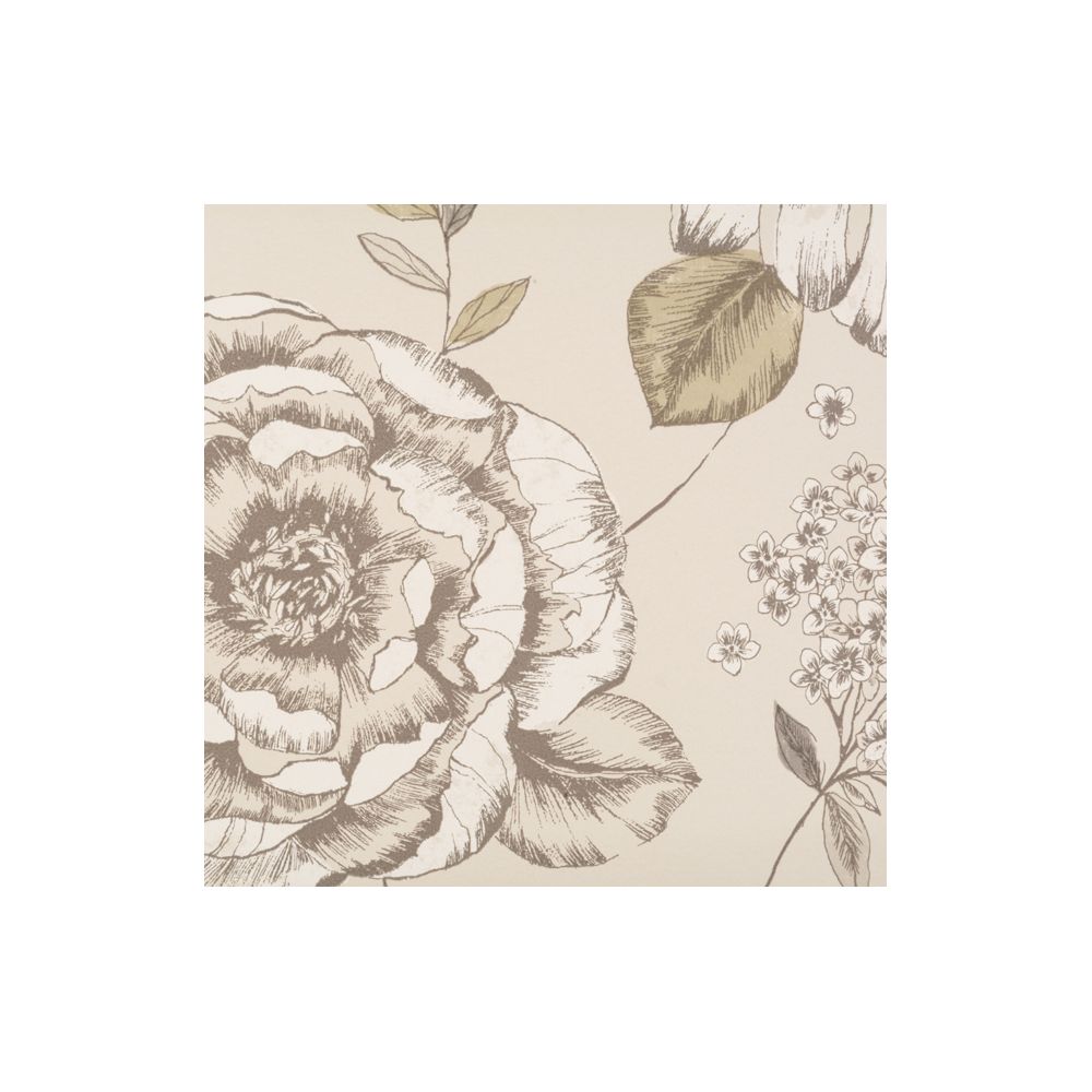 JF Fabrics 1546-96 Wallcovering Floral Wallpaper