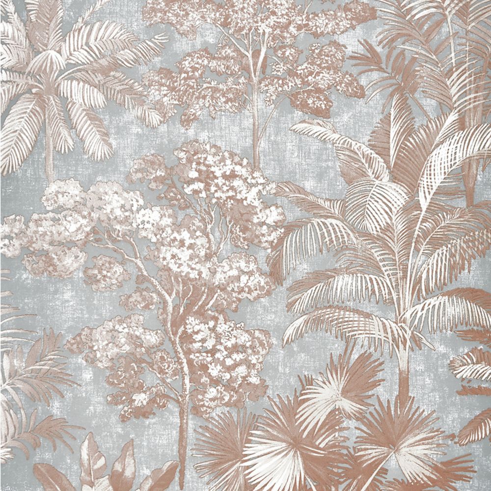 JF Fabrics 1598 25W8741 Sequoia Orange/Rust Wallpaper