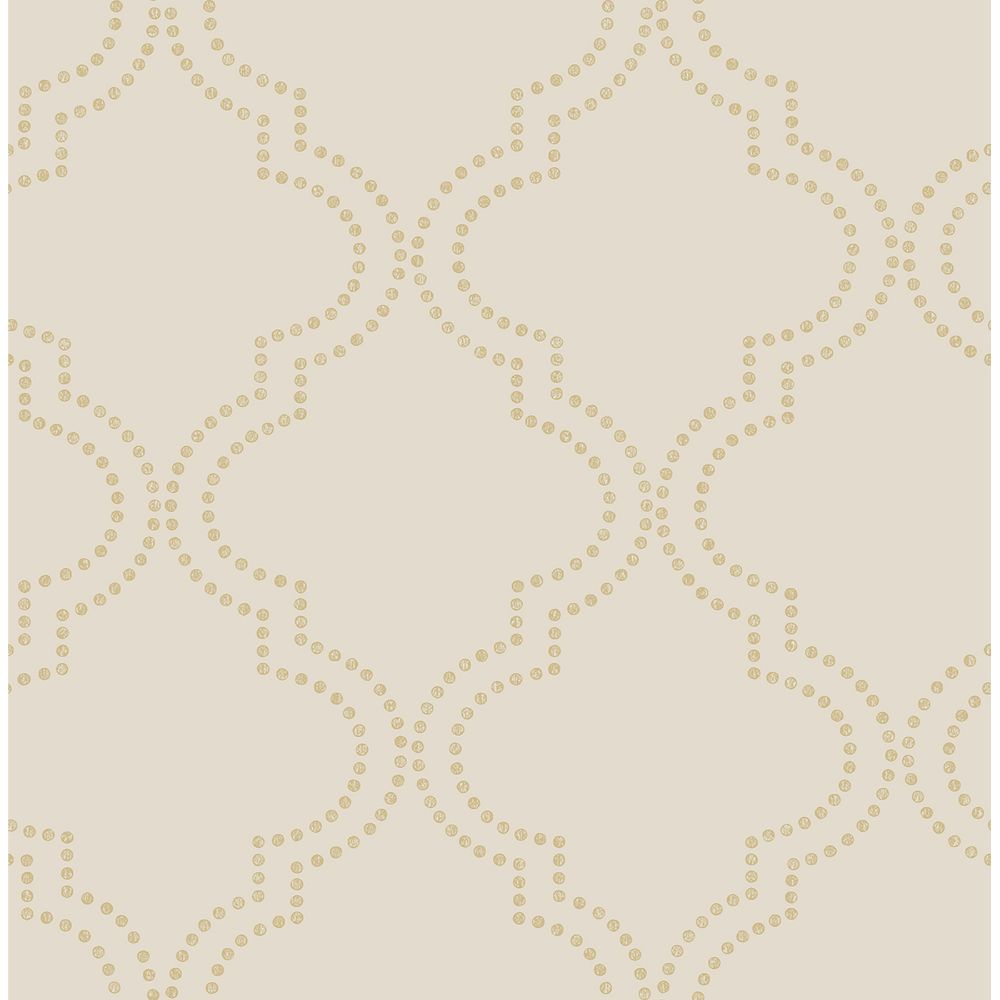JF Fabrics 2199-33 W7651 Urbanscape Wallcoverings Non Woven Dotted Ogee Straight Match Wallpaper