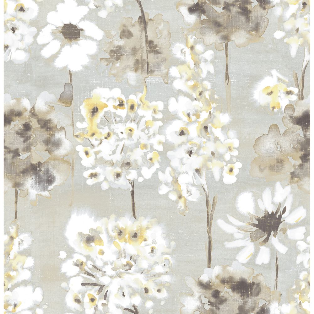 JF Fabrics 2213-12 W7651 Urbanscape Wallcoverings Non Woven Abstract Floral Straight Match Wallpaper