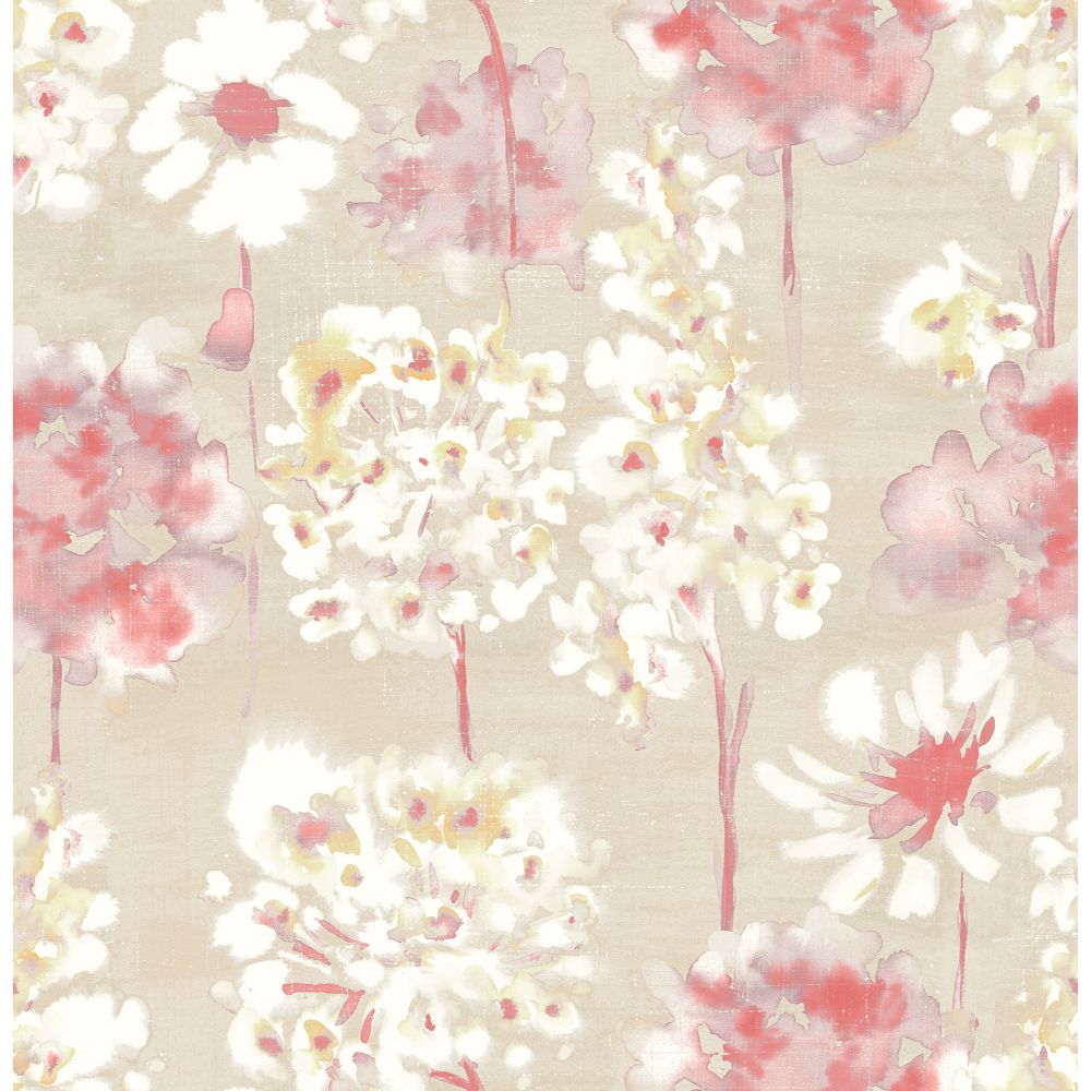 JF Fabrics 2213-23 W7651 Urbanscape Wallcoverings Non Woven Abstract Floral Straight Match Wallpaper
