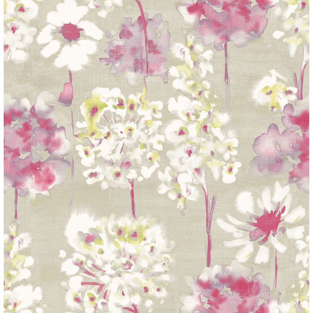 JF Fabrics 2213-43 W7651 Urbanscape Wallcoverings Non Woven Abstract Floral Straight Match Wallpaper