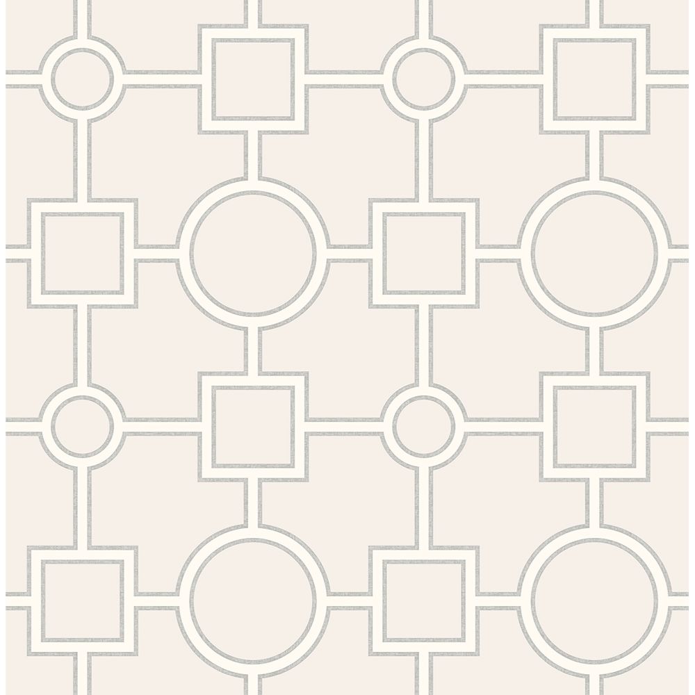 JF Fabrics 2225-94 W7651 Urbanscape Wallcoverings Non Woven Square Circle Geometric Straight Match Wallpaper