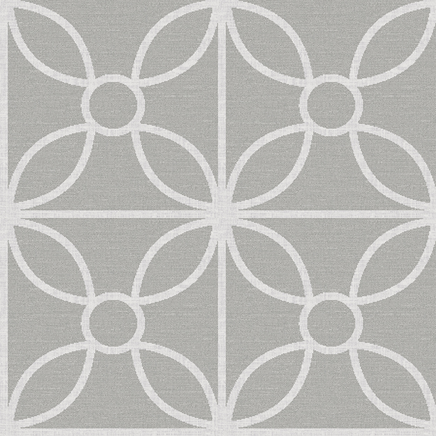 JF Fabric 2250 96W7931 Wallcovering in Grey,Silver