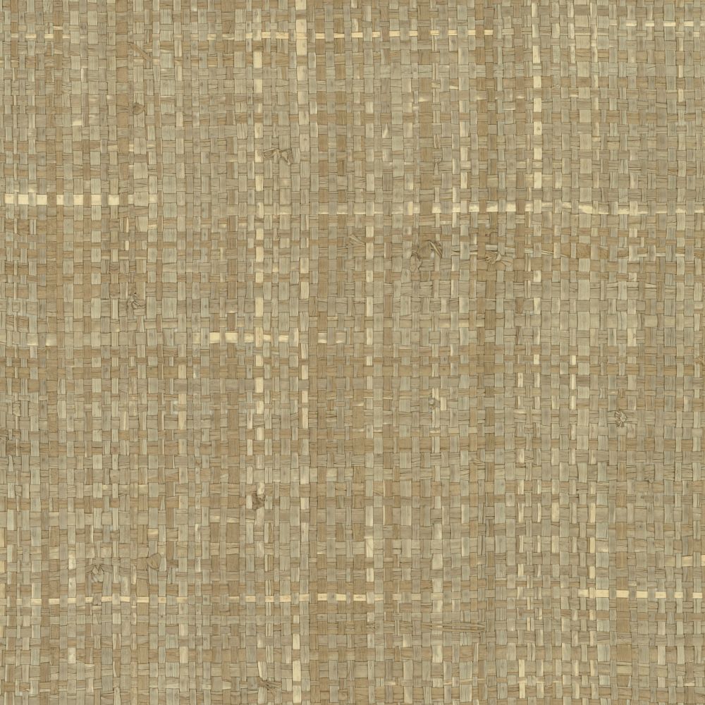 JF Fabrics 2700 33WF9061 Tones & Textures V1 Fan Deck Grasscloth & Natural Wallcovering in Brown / Taupe / Mink
