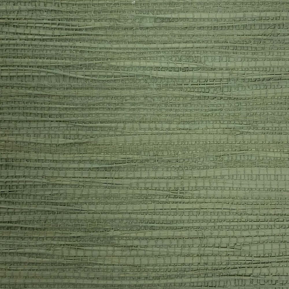 JF Fabrics 2710 73WF9061 Tones & Textures V1 Fan Deck Grasscloth & Natural Wallcovering in Green