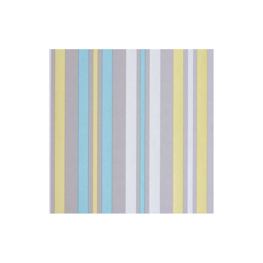 JF Fabrics 5078-14 Wallcovering Multi Stripe Wallpaper