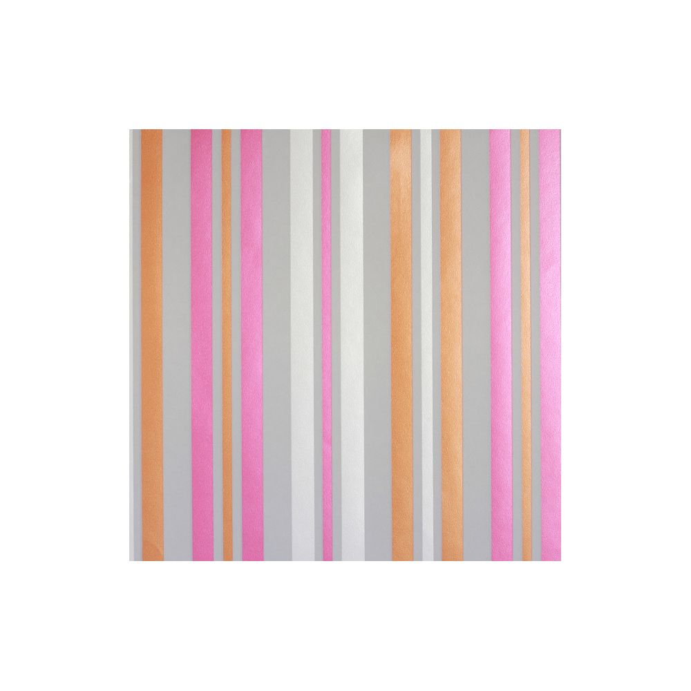 JF Fabrics 5078-44 Wallcovering Multi Stripe Wallpaper