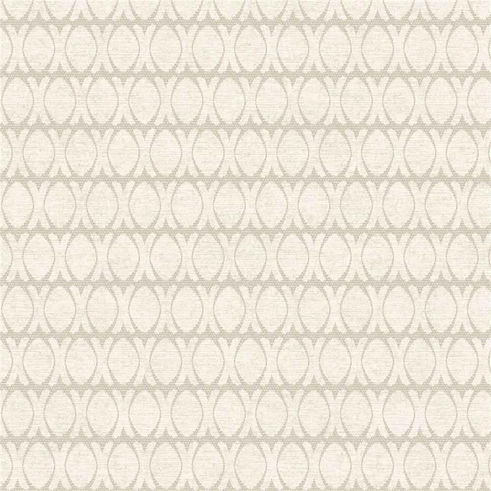 JF Fabrics 52070 93W8621 Karma Wallpaper in Cream; Taupe