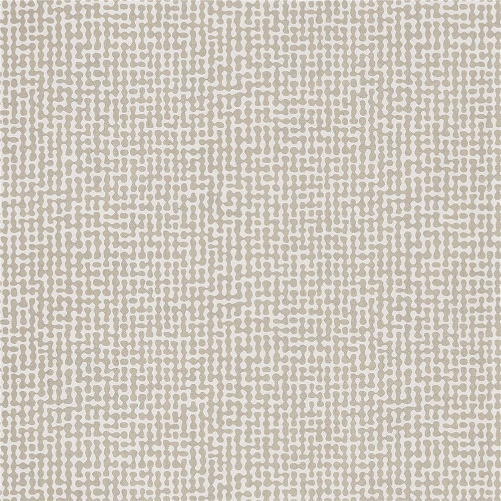 JF Fabrics 52071 16W8621 Karma Wallpaper in Cream; Gold
