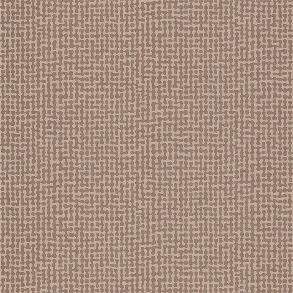 JF Fabrics 52071 25W8621 Karma Wallpaper in Rose Gold; Rust; Peach