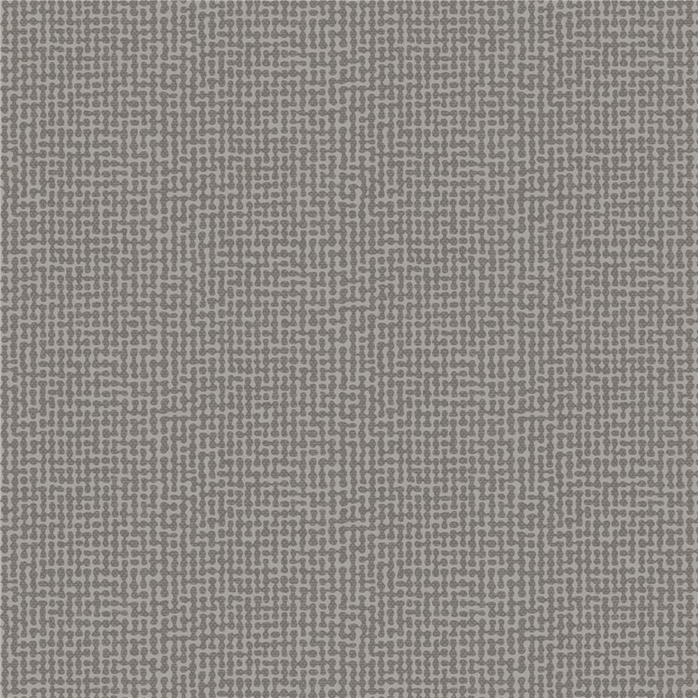 JF Fabrics 52071 38W8621 Karma Wallpaper in Grey; Brown
