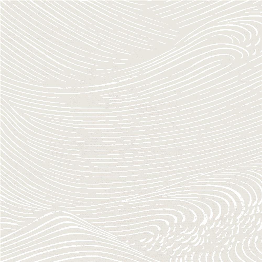 JF Fabrics 52086 92W8611 Impressions Wallpaper in Tan; White