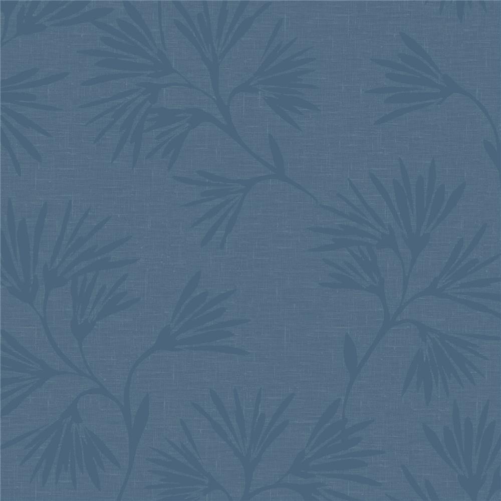 JF Fabrics 52087 67W8611 Impressions Wallpaper in Cobalt; Blue
