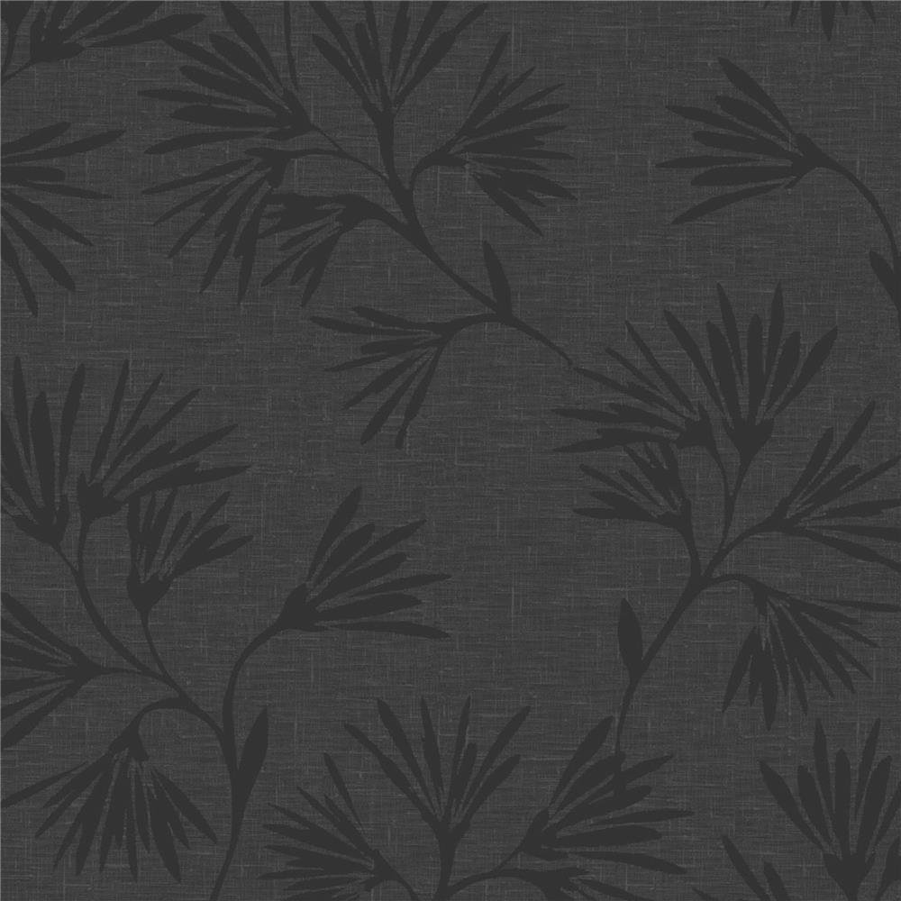 JF Fabrics 52087 99W8611 Impressions Wallpaper in Black