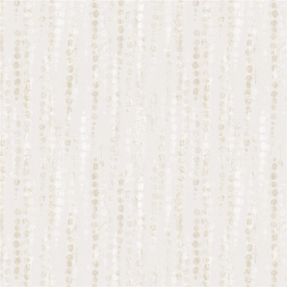 JF Fabrics 52089 93W8611 Impressions Wallpaper in White; Cream; Gold; Blush