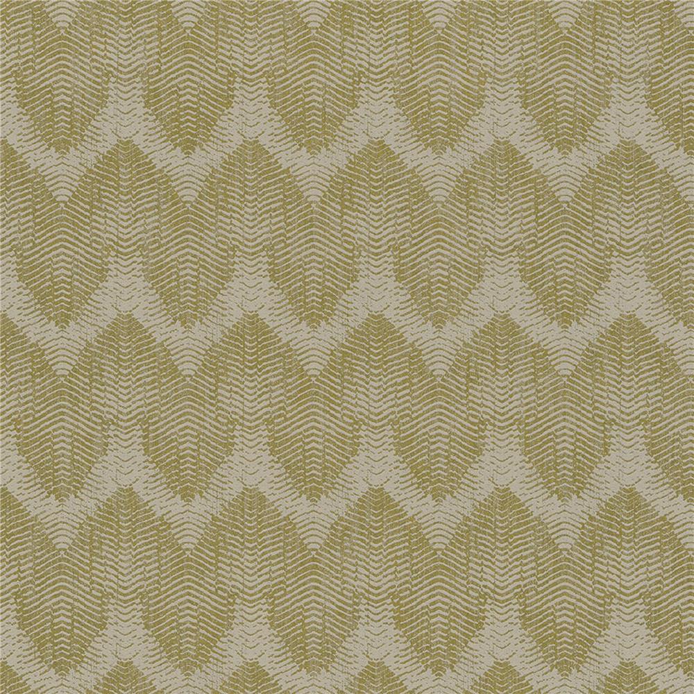 JF Fabrics 52098 73W8821  Green  Wallpaper