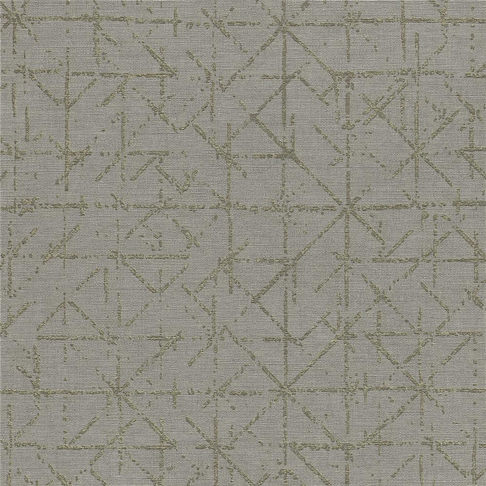 JF Fabric 52099 71W8821 Wallcovering in Yellow,Gold