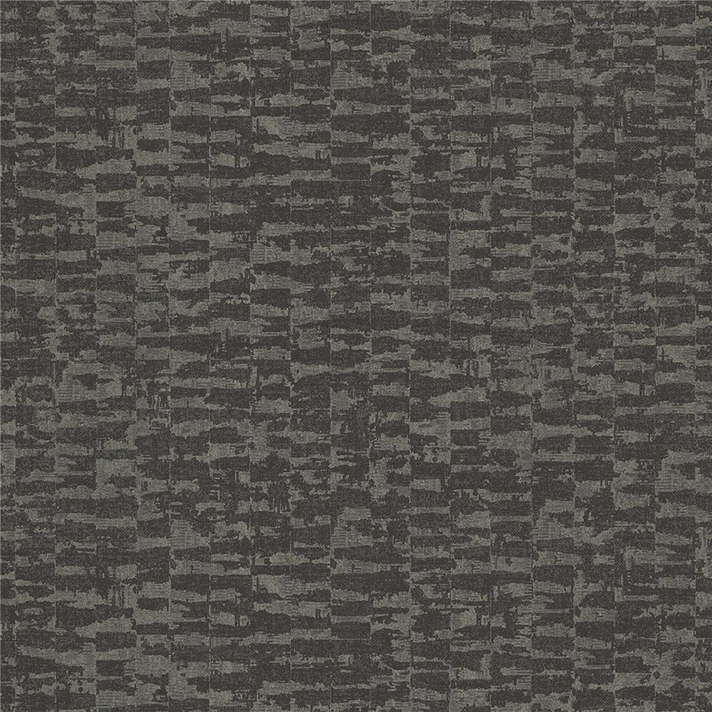 JF Fabrics 52101 97W8821  Black Wallpaper
