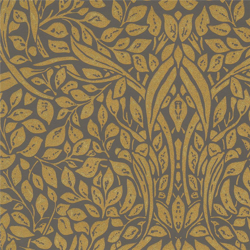 JF Fabrics 52108 18W8811 IN BLOOM Orange; Rust Wallpaper