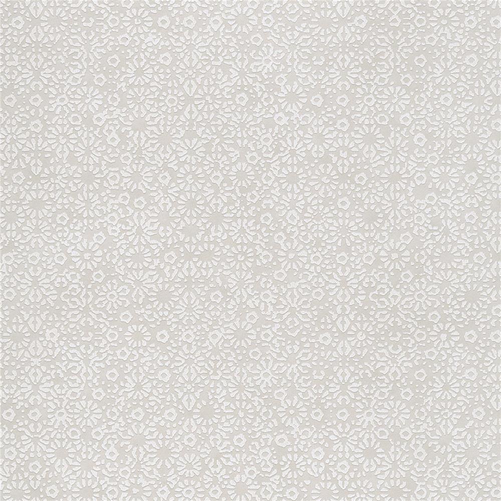 JF Fabrics 52110 92W8811 IN BLOOM Silver; Gray; Taupe Wallpaper