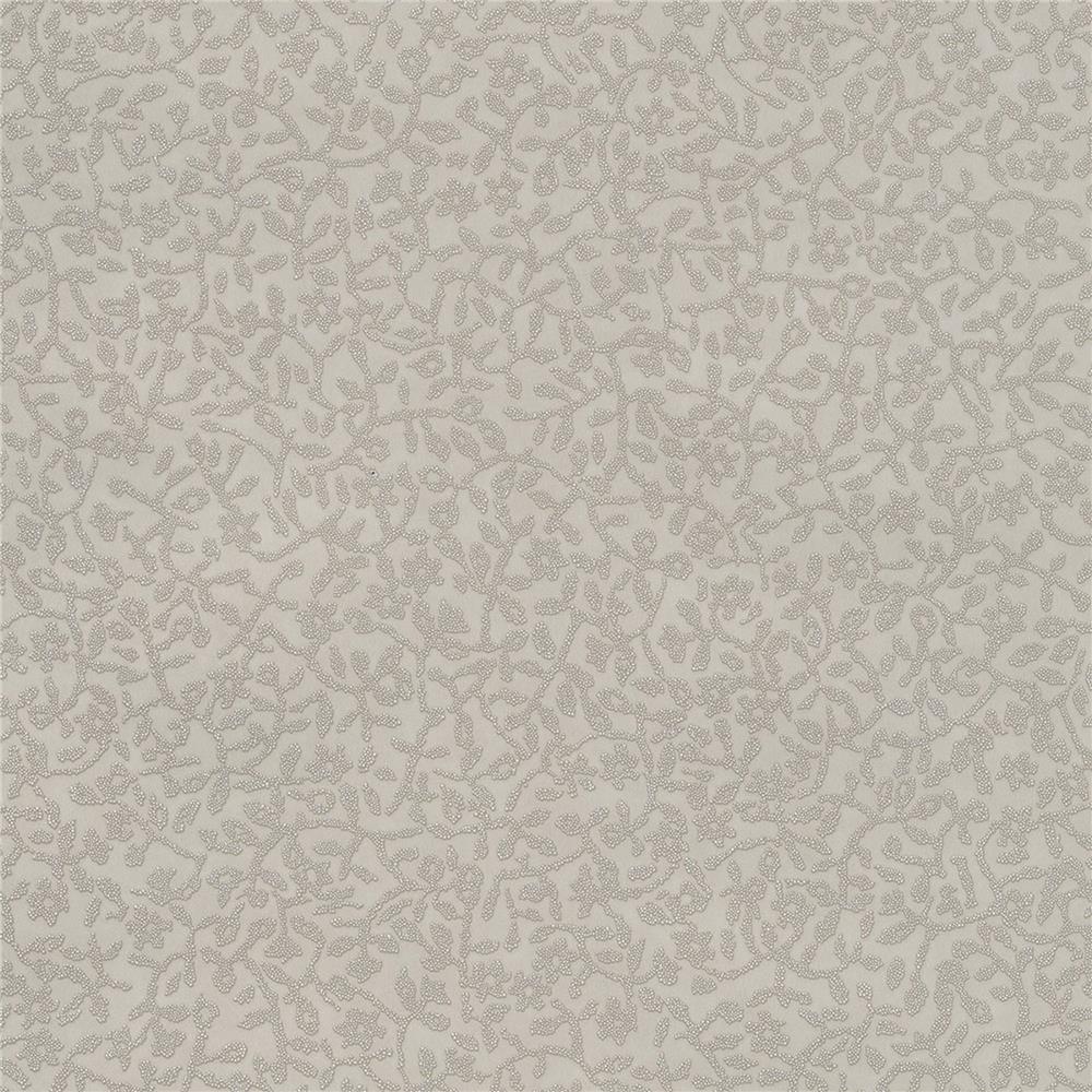 JF Fabrics 52111 32W8811 IN BLOOM Cream; Beige Wallpaper