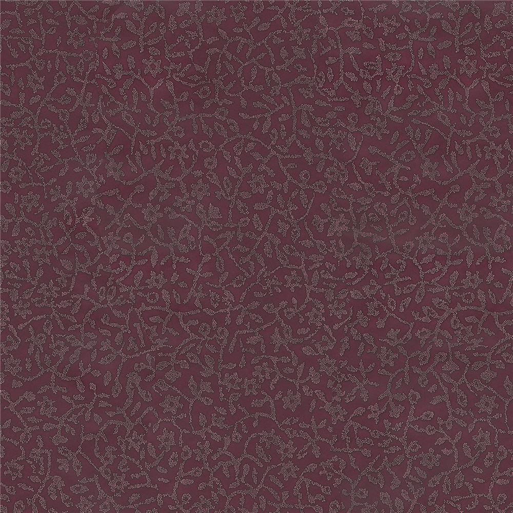 JF Fabrics 52111 46W8811 IN BLOOM Red; Burgundy Wallpaper