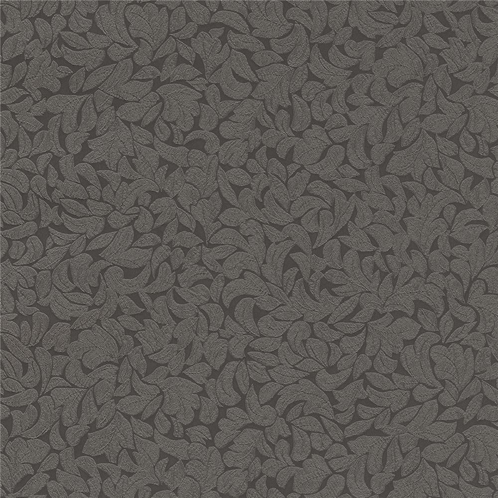 JF Fabrics 52112 37W8811 IN BLOOM Brown Wallpaper