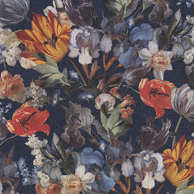 JF Fabrics 5253-67 Floral Quarter Match Wallpaper