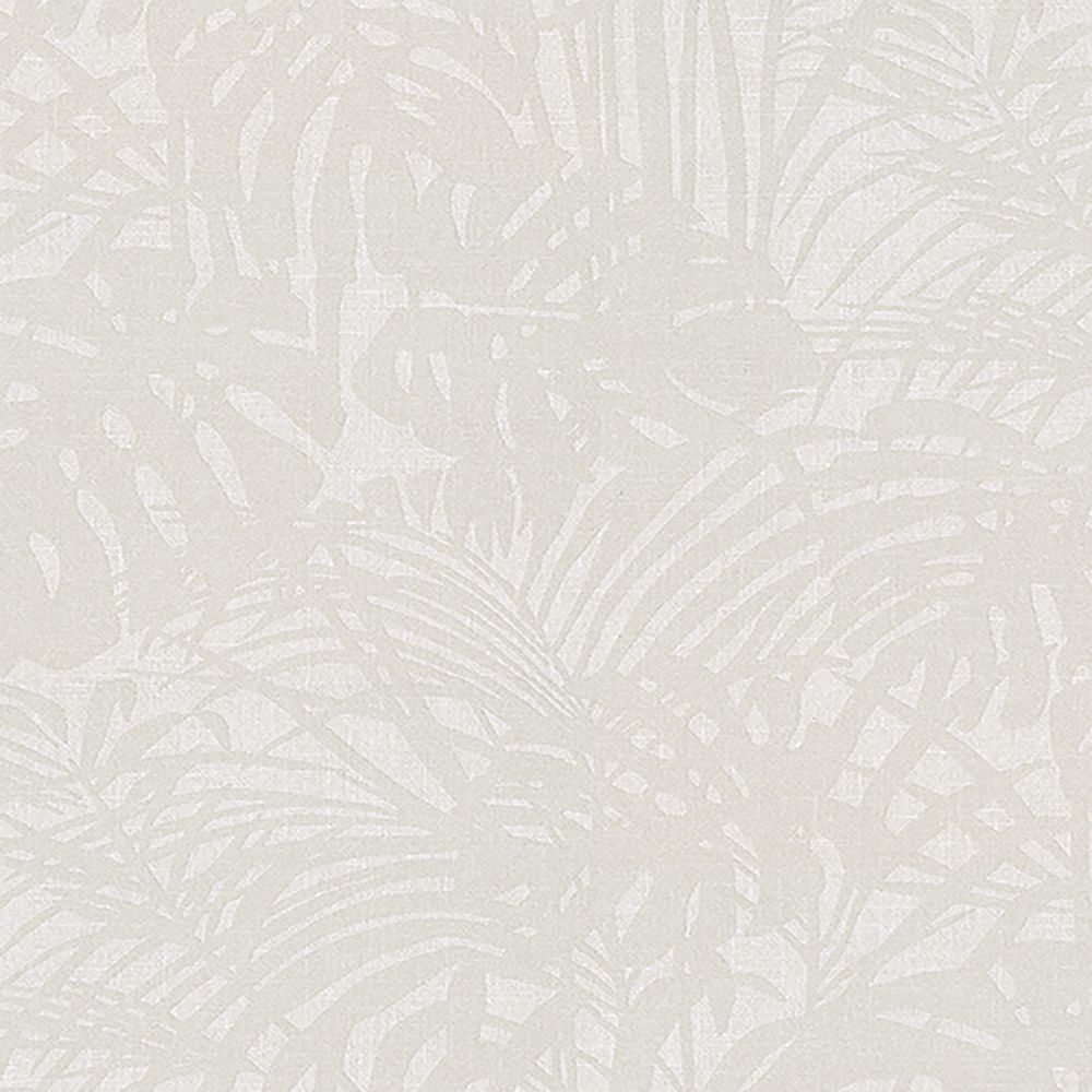 JF Fabrics 5281-91 W7971 Wonderland Wallcoverings Non Woven Beaded Palm Leaves Straight Match Wallpaper