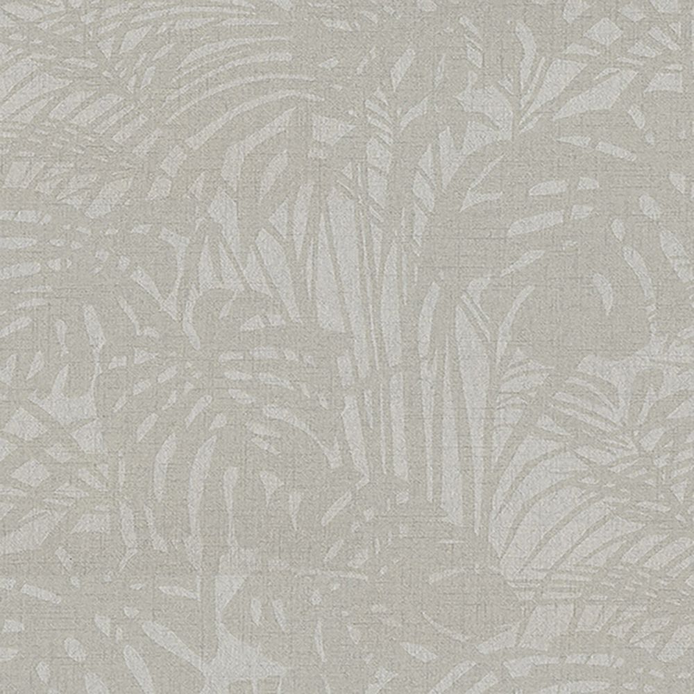 JF Fabrics 5281-96 W7971 Wonderland Wallcoverings Non Woven Beaded Palm Leaves Straight Match Wallpaper