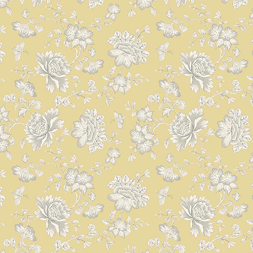 JF Fabrics 7002-14 W7481 Wedgwood Wallcoverings Non Woven Floral Straight Match Wallpaper