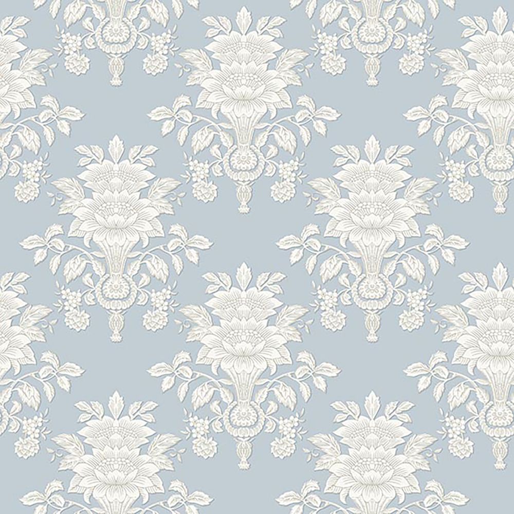 7003 64W7481 - JF Fabrics 7003-64 W7481 Wedgwood Wallcoverings Non Woven  Damask Straight Match Wallpaper - GoingDecor
