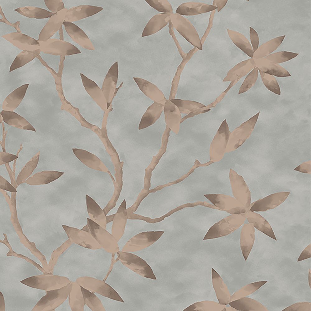 JF Fabrics 8069-54 W7941 Tahiti Wallcoverings Paper Floral Straight Match Wallpaper