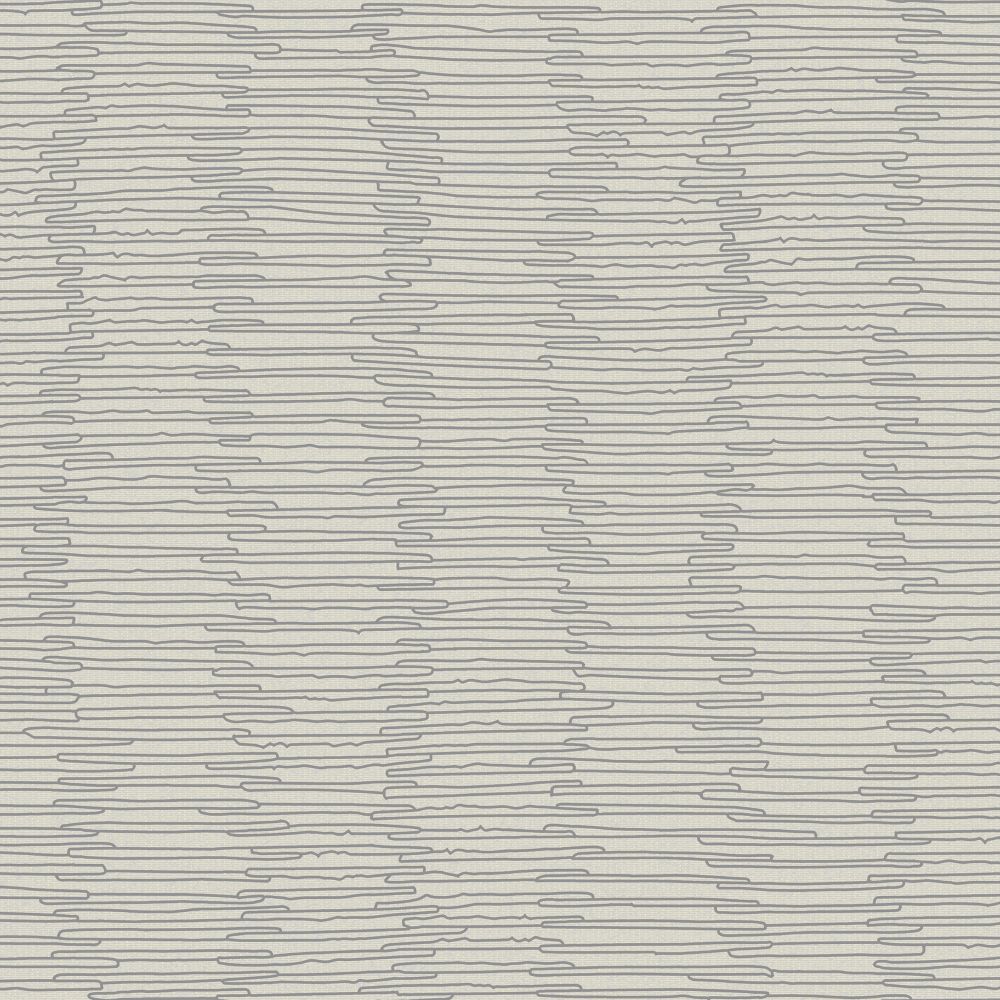 JF Fabrics 8123 94W8791 Kyoto Grey/Silver Wallpaper