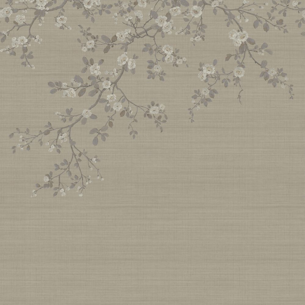 JF Fabrics 8128 32W8791 Kyoto Brown; Taupe Wall Mural