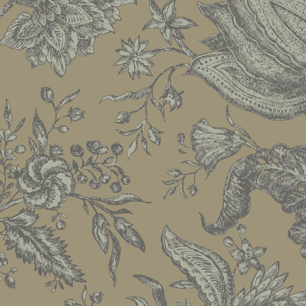 JF Fabrics 8167 19W9071 Wallcovering in Gold